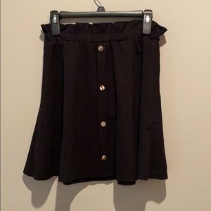 Black flowy skirt